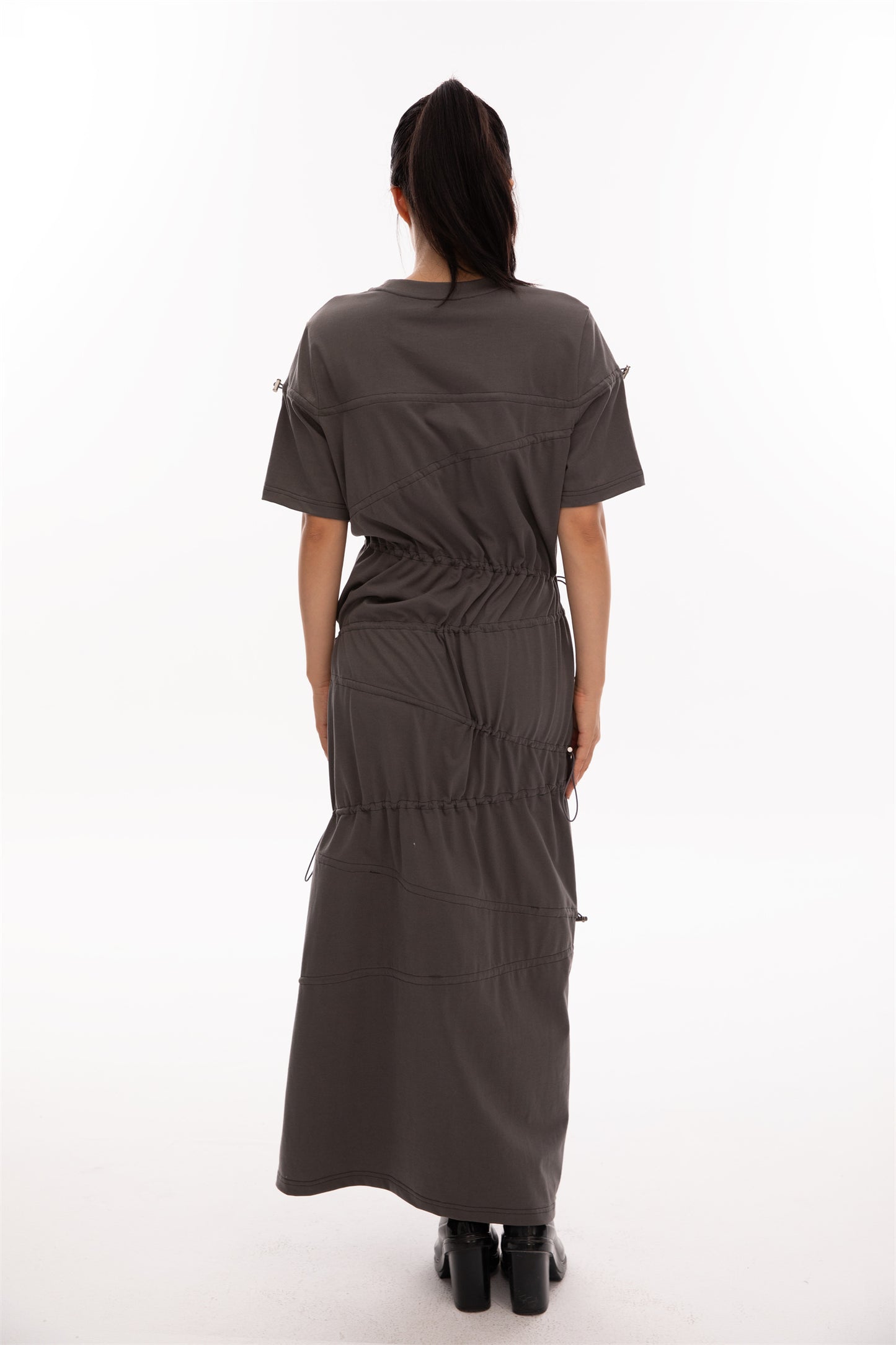 Freeform Drawstring T-Shirt Dress