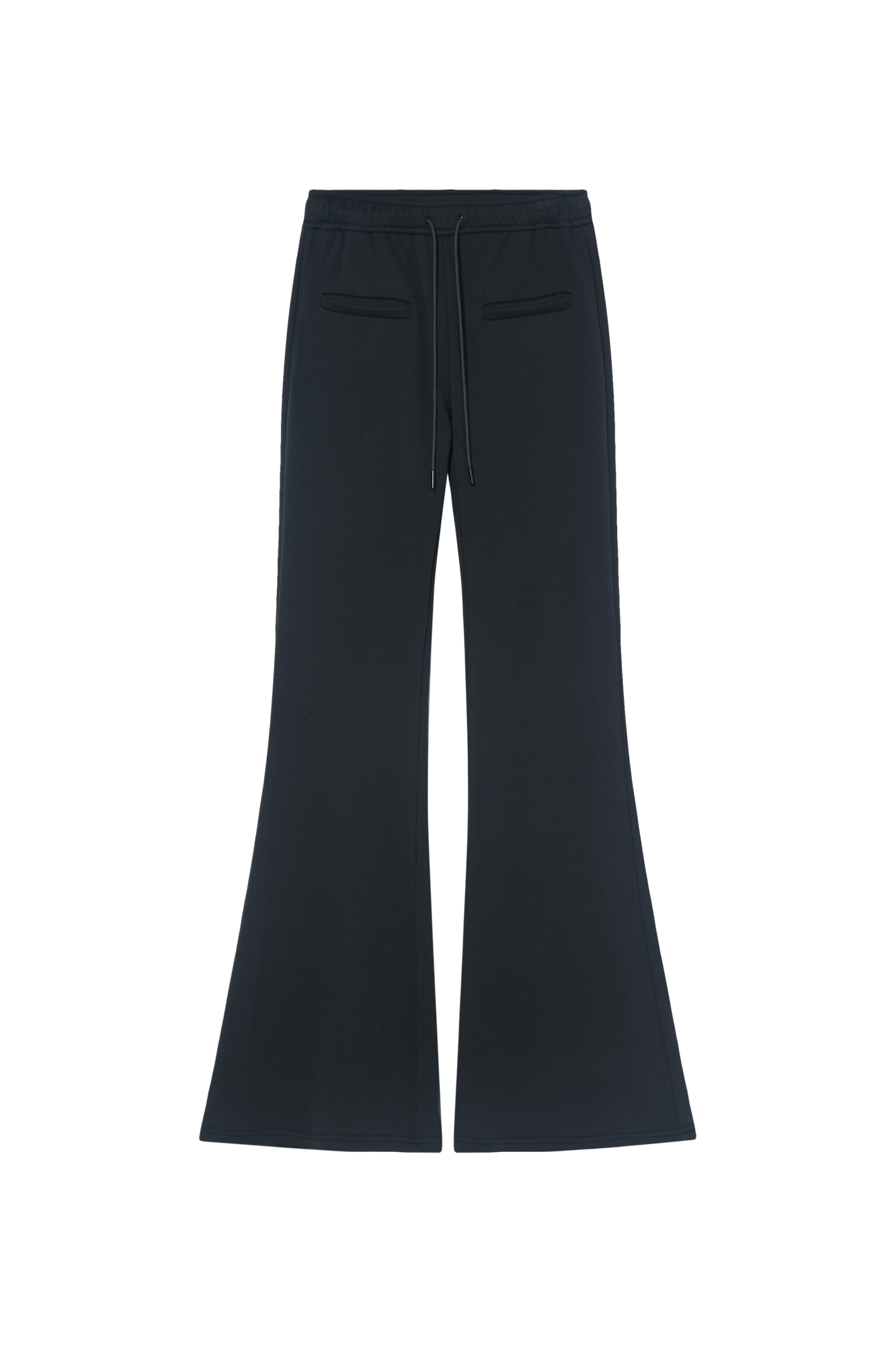 low-rise flared sweatpants