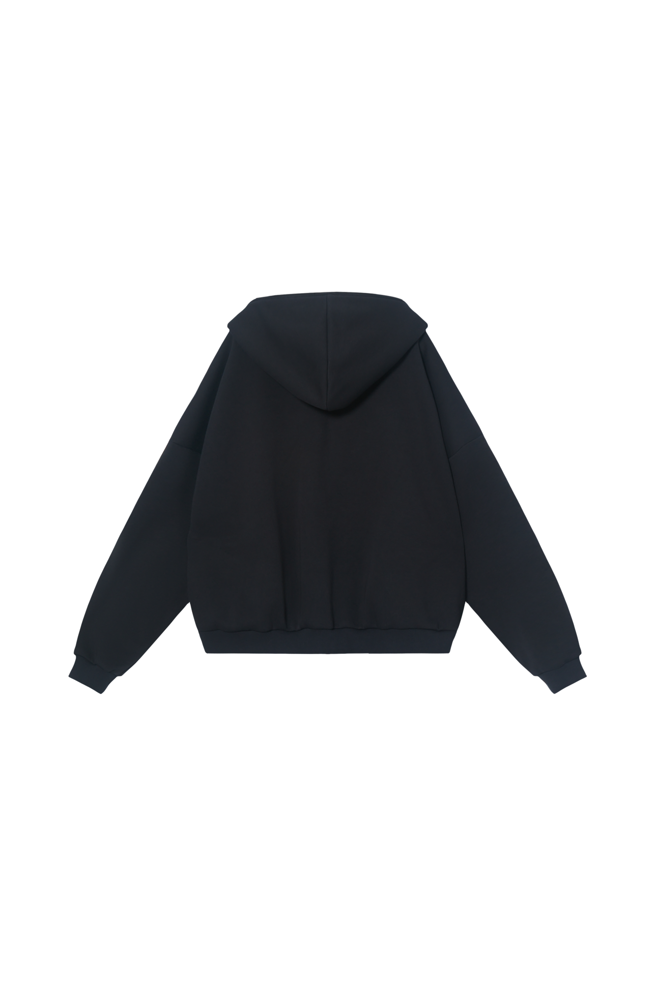 oversized zip-up hoodie