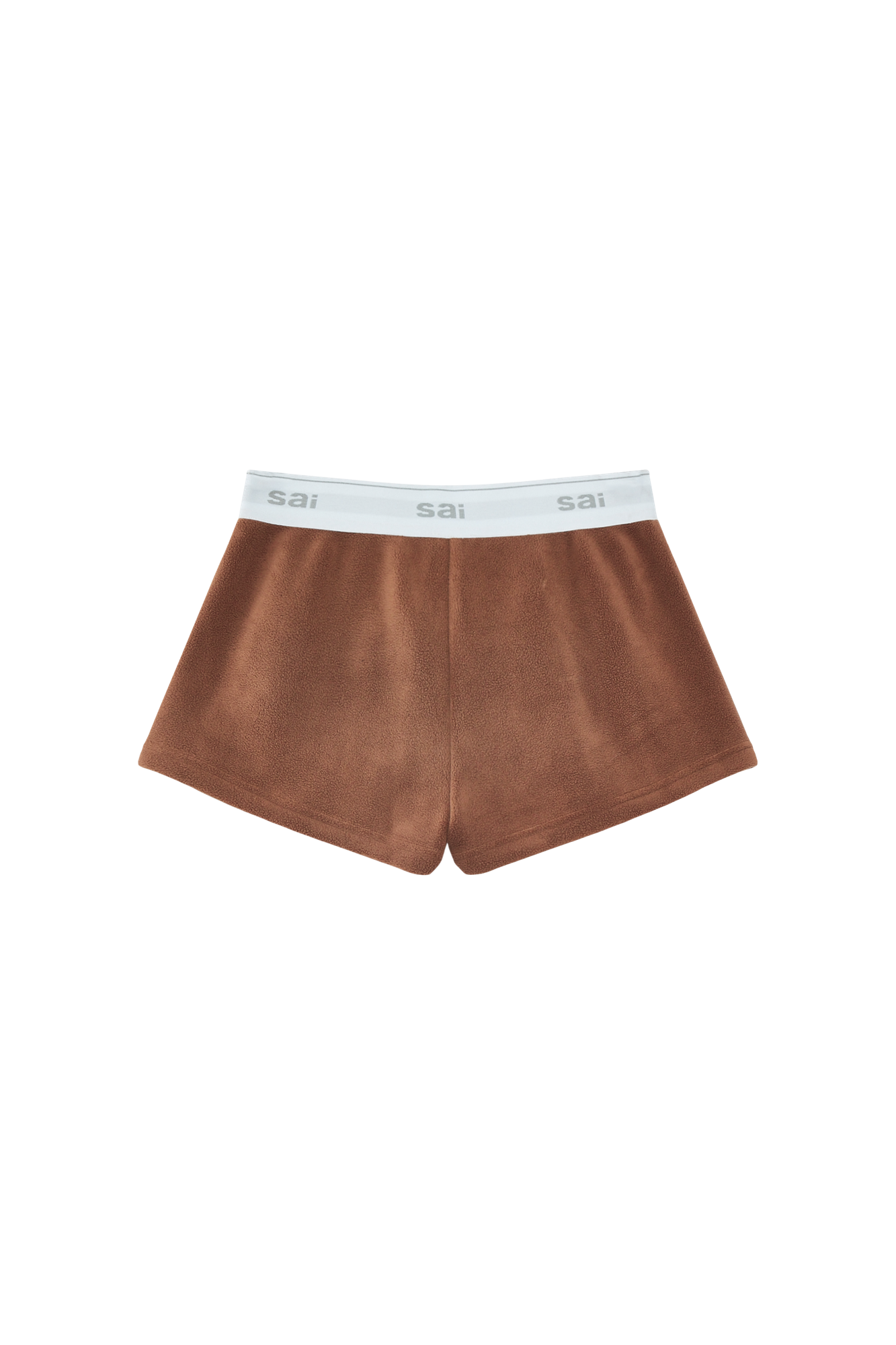 elastic fleece sai shorts