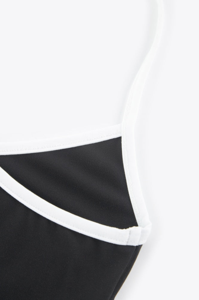 Contrast Racerback Tank Top