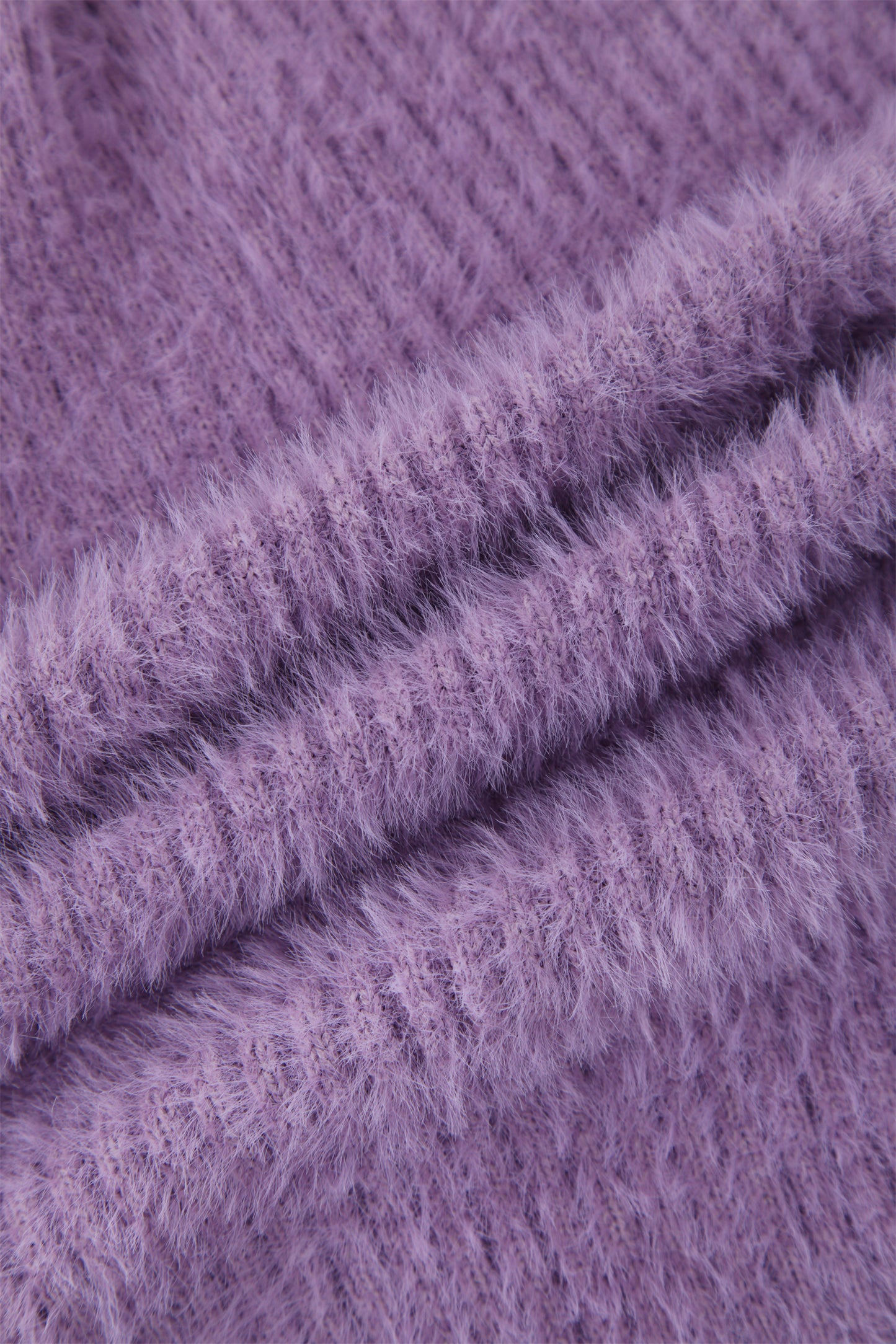 Faux Mink Knit Cardigan