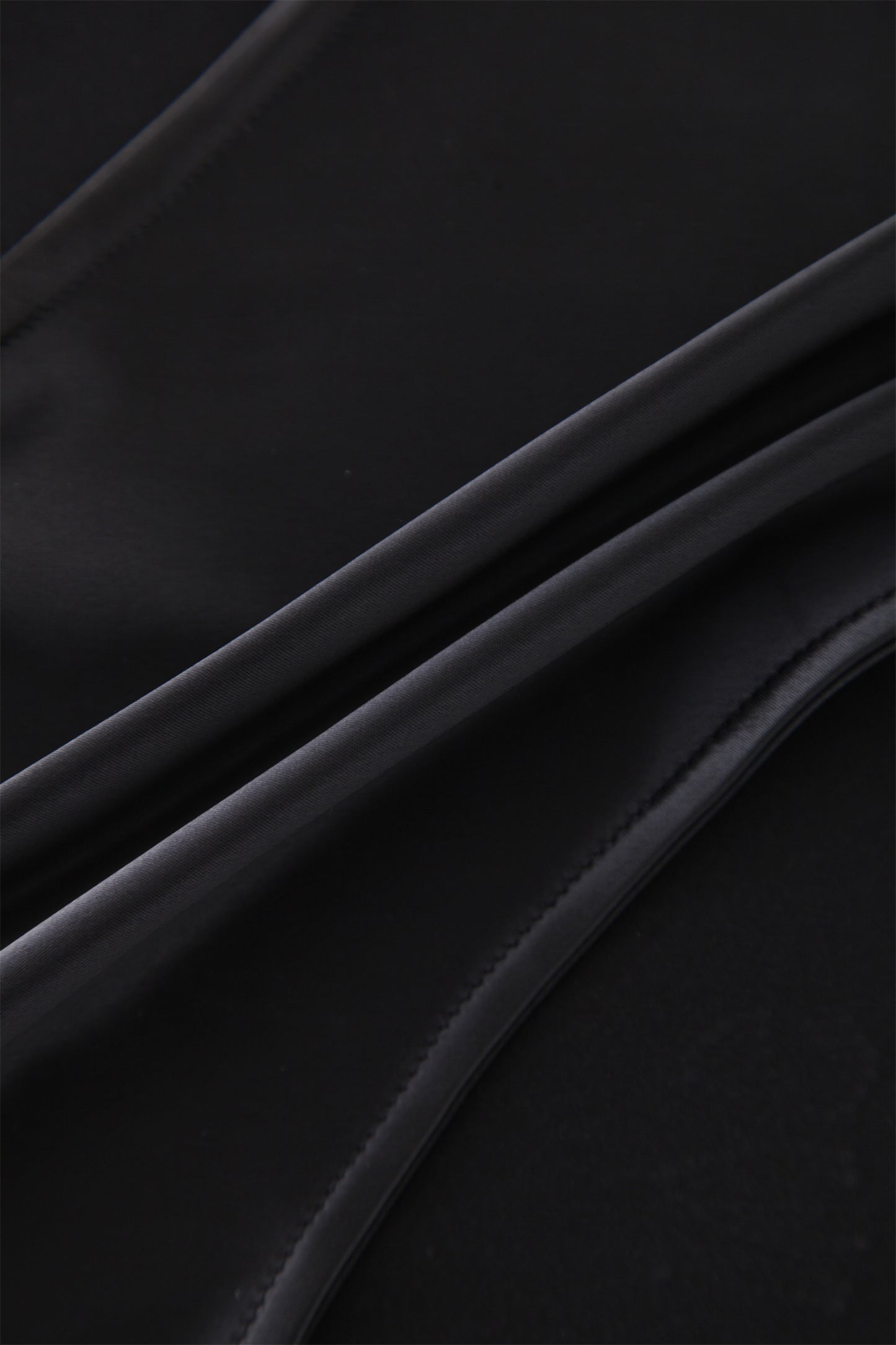 Logo Satin Hotfix Strapless Top