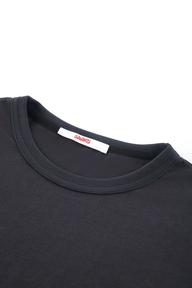 cotton crewneck  t-shirt