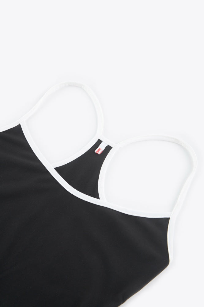 Contrast Racerback Tank Top
