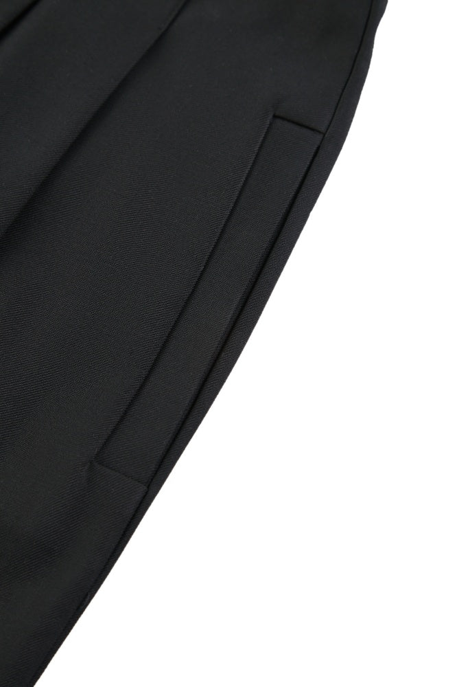 Denim Waistband Tailored Trousers