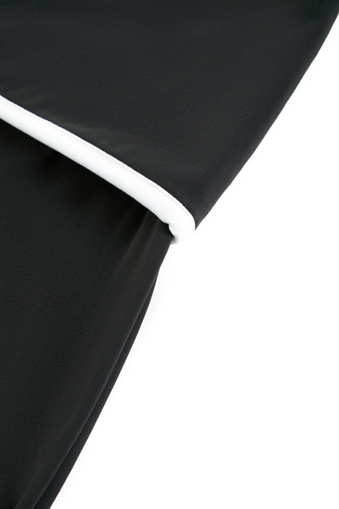 Contrast Foldover Lounge Pants