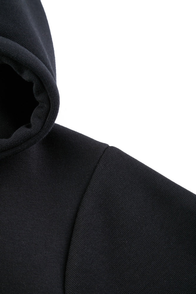 Cropped Hoodie with Rhinestone Drawstrings