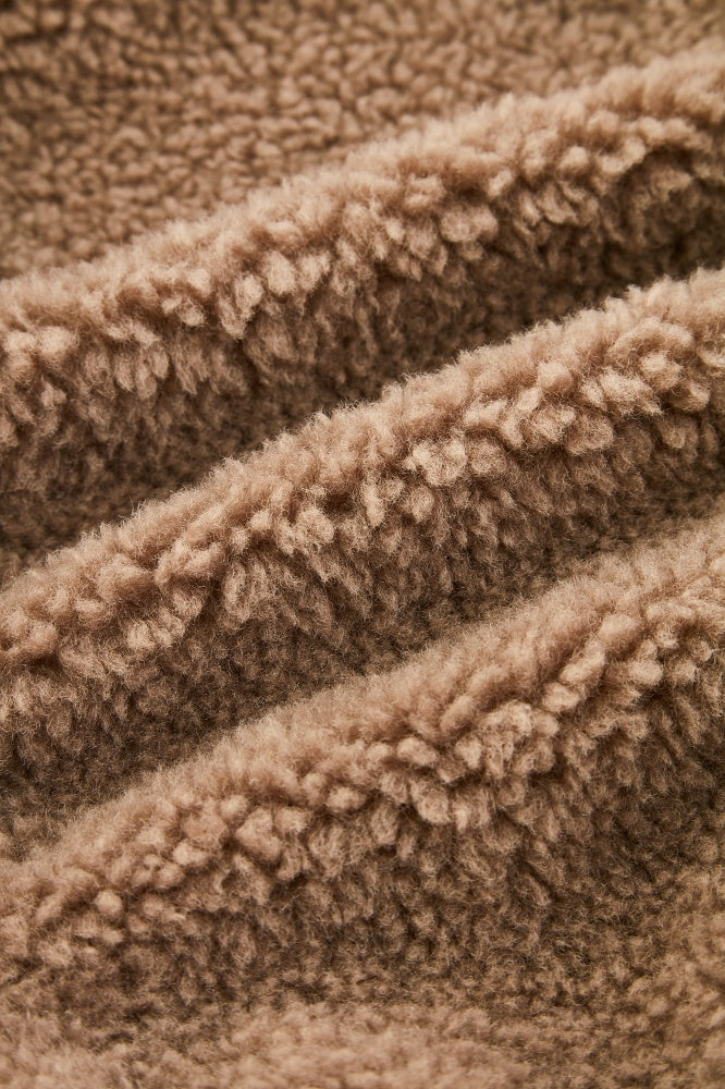 Plaid Bomber Jacket with Fur Lining