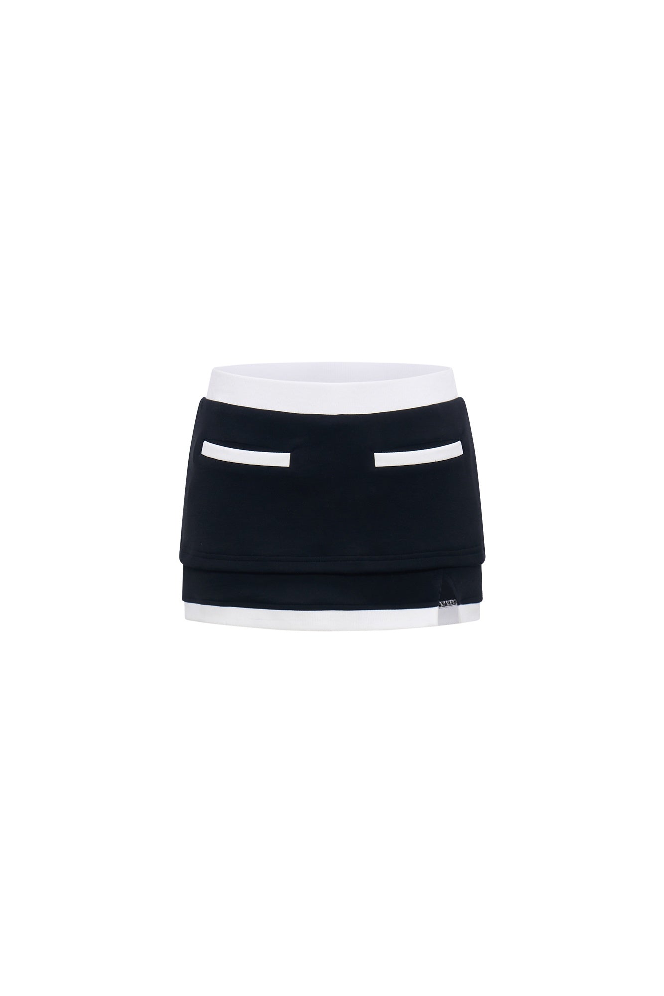 Contrast Trim Mini Skirt