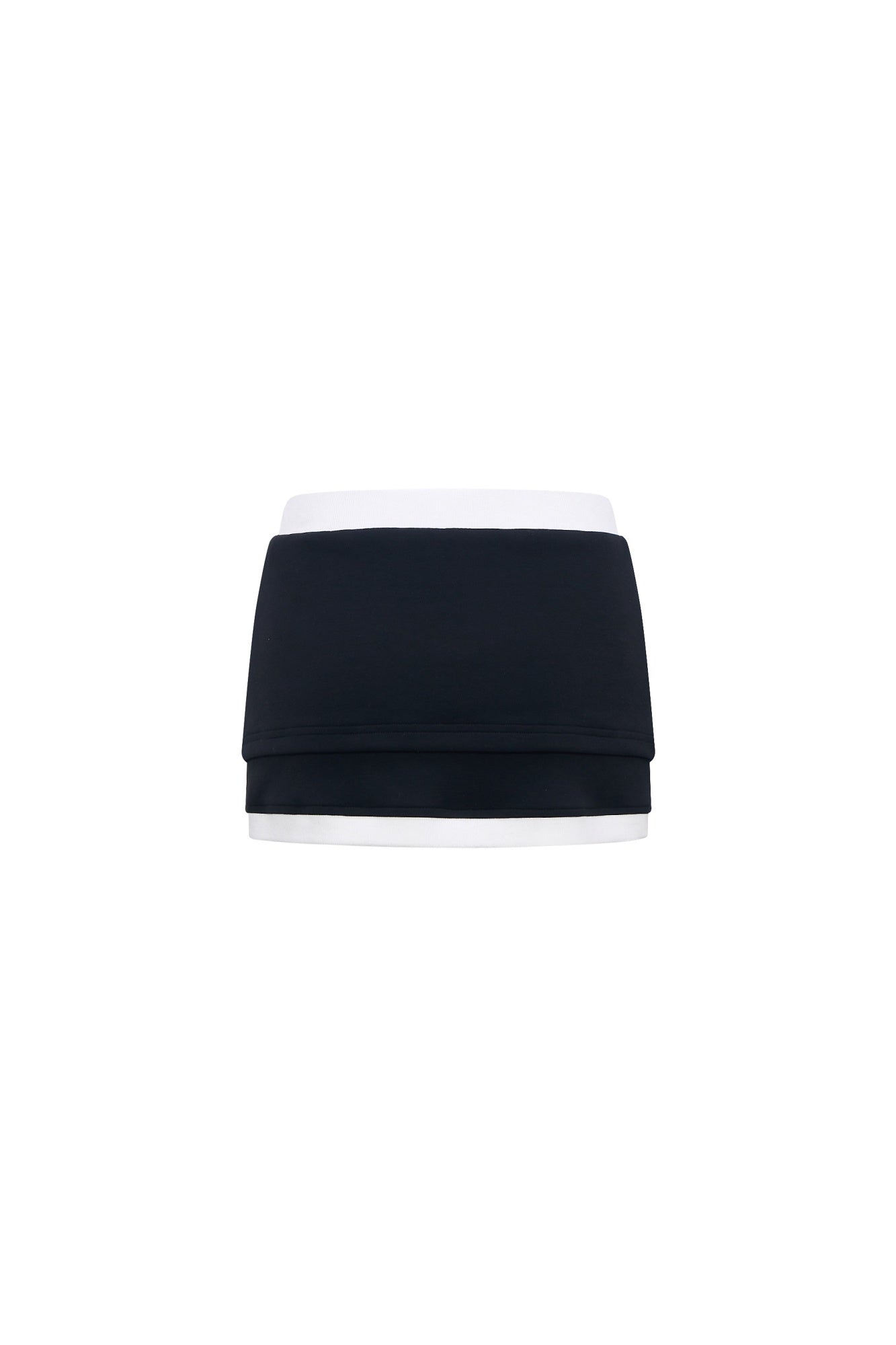 Contrast Trim Mini Skirt