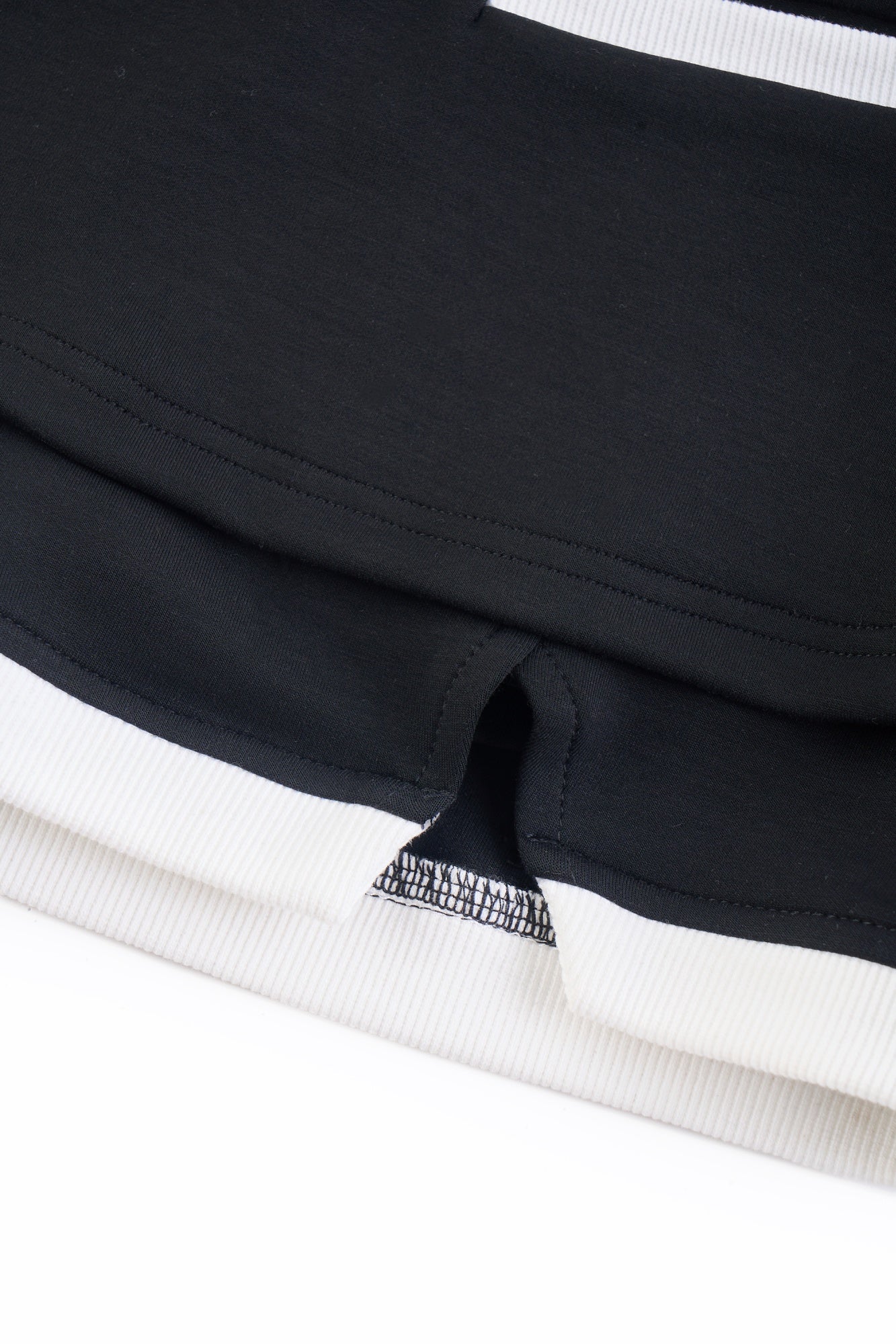 Contrast Trim Mini Skirt