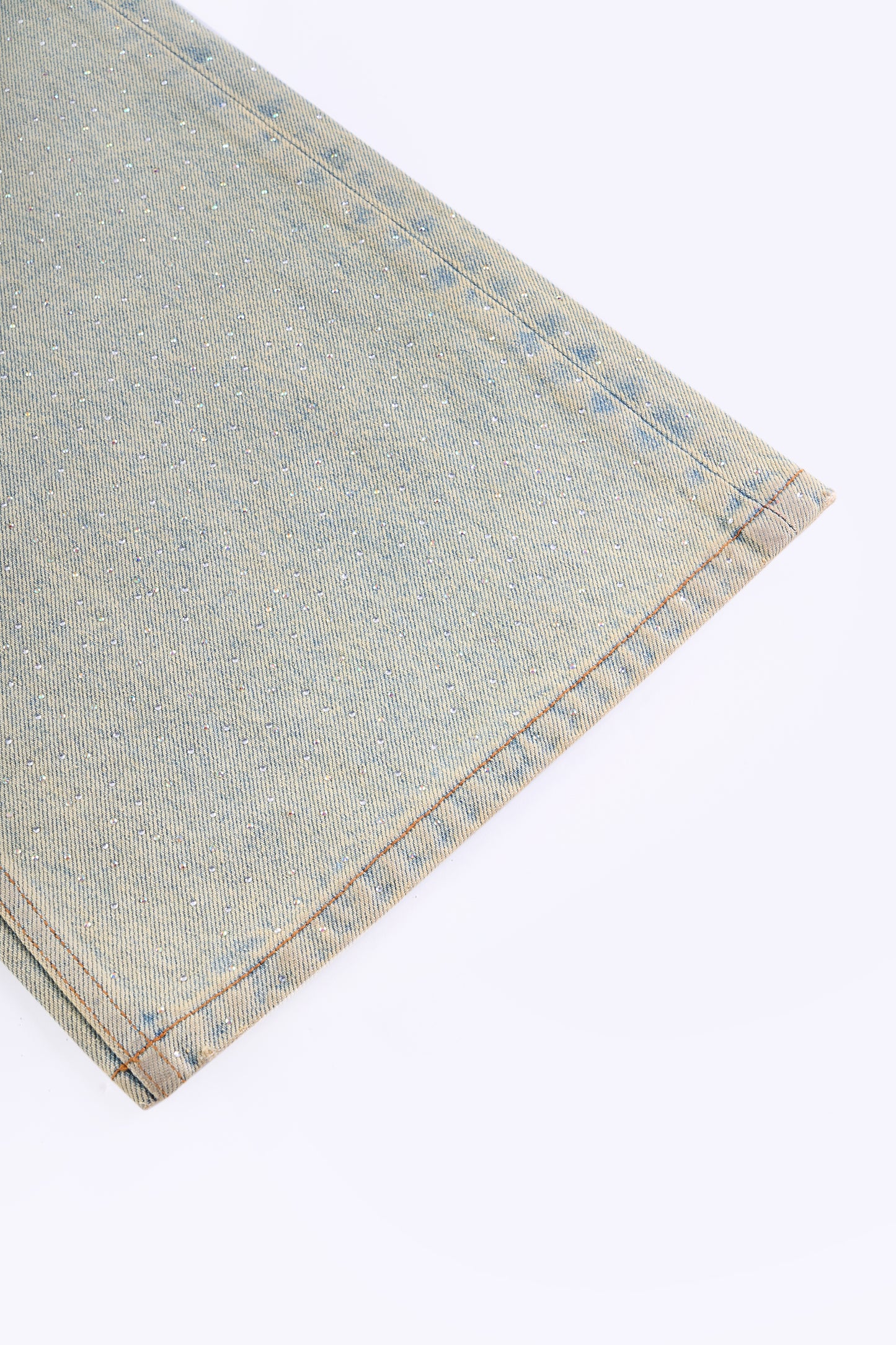 Clay Washed Rhinestone Jeans