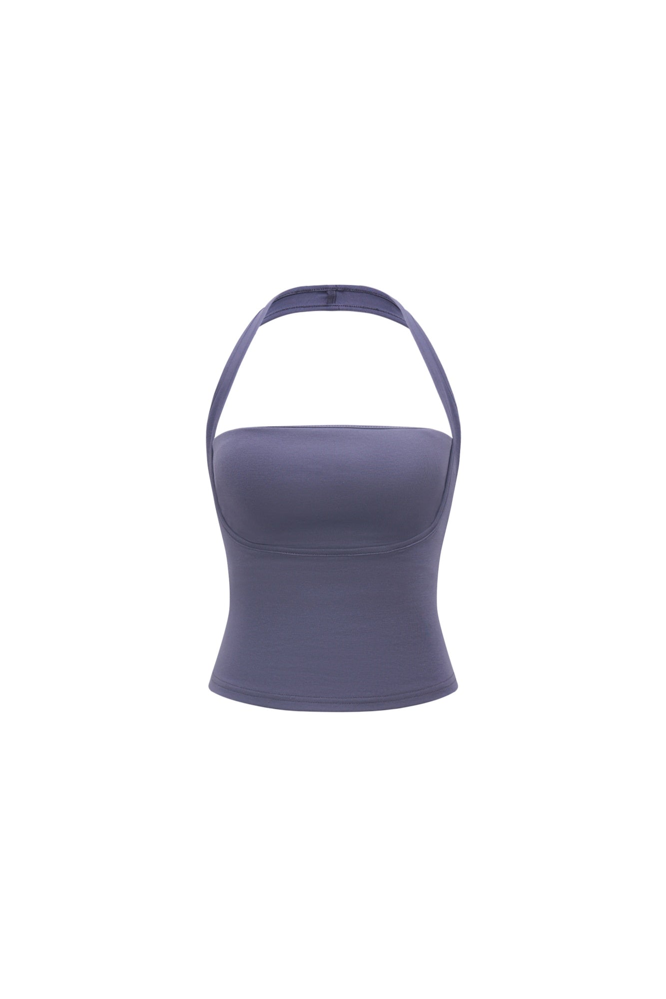 Sculpted Halter Tank Top