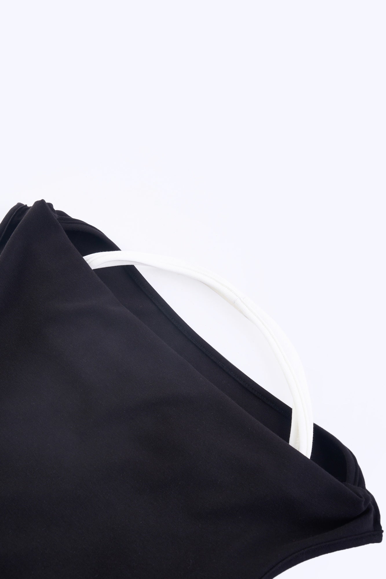 Halter Spliced Off Shoulder Top