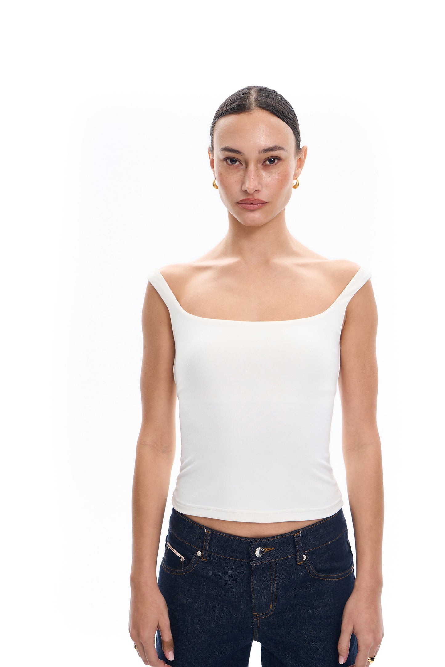 Regal Square Neck Tank Top