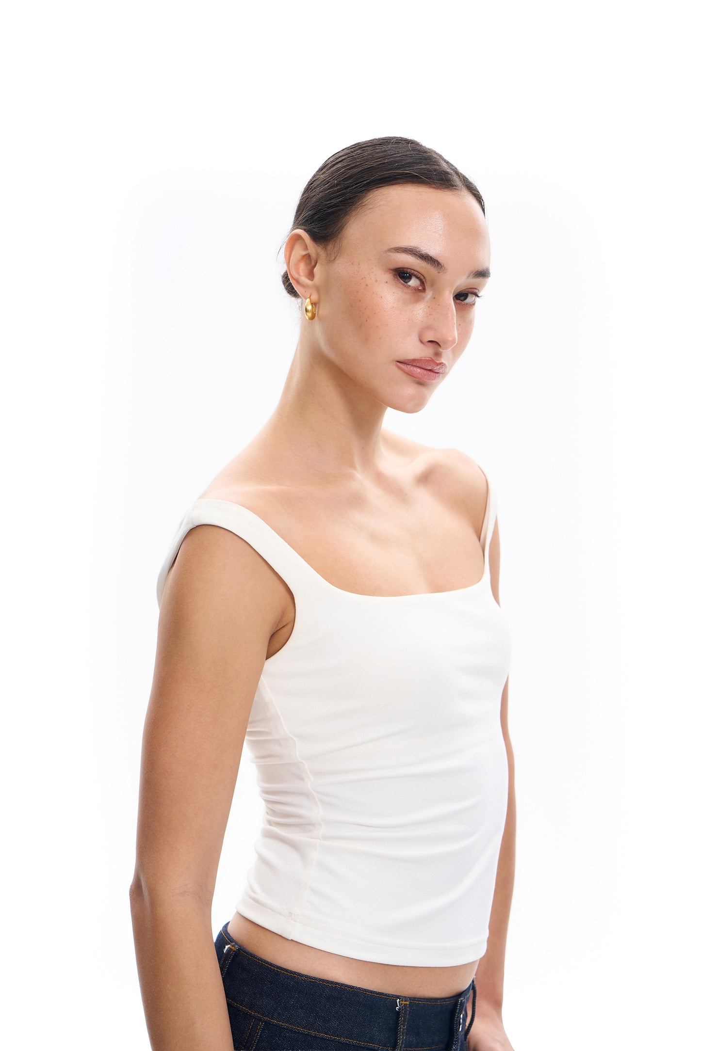 Regal Square Neck Tank Top