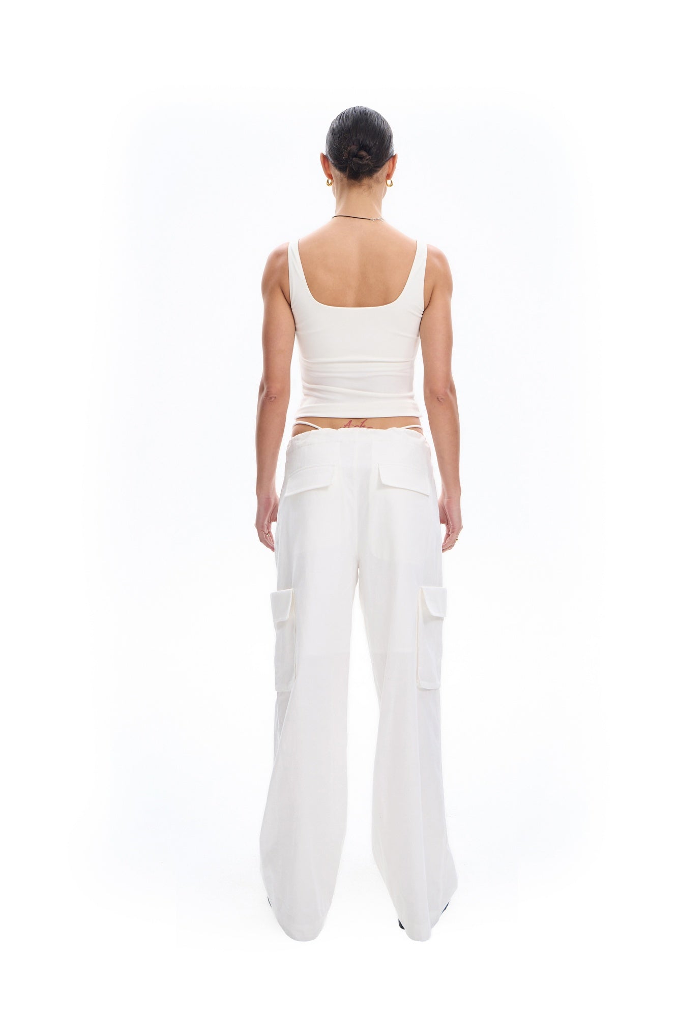 Drawstring Parachute Pants