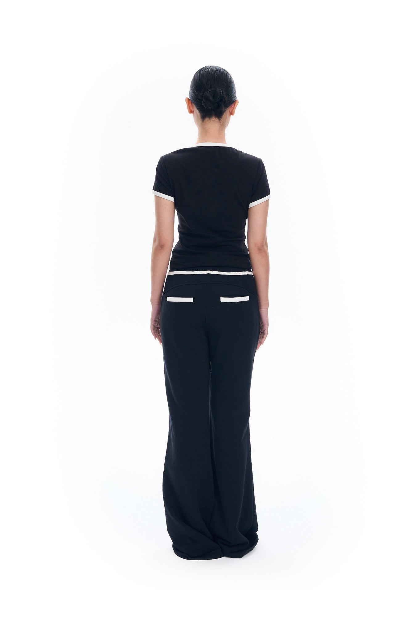 Boatneck Contrast Top