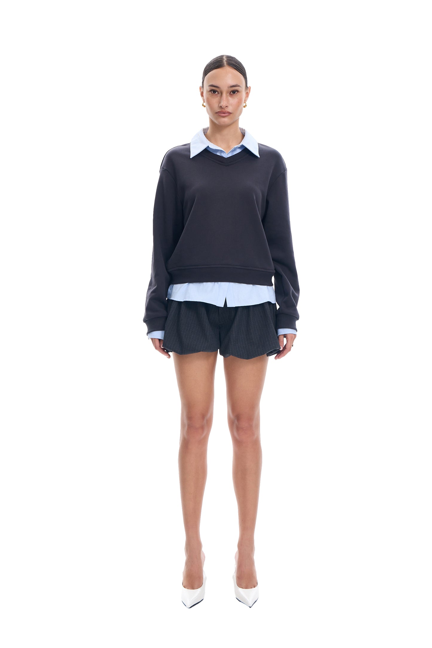 College Bi-layer Sweatshirt