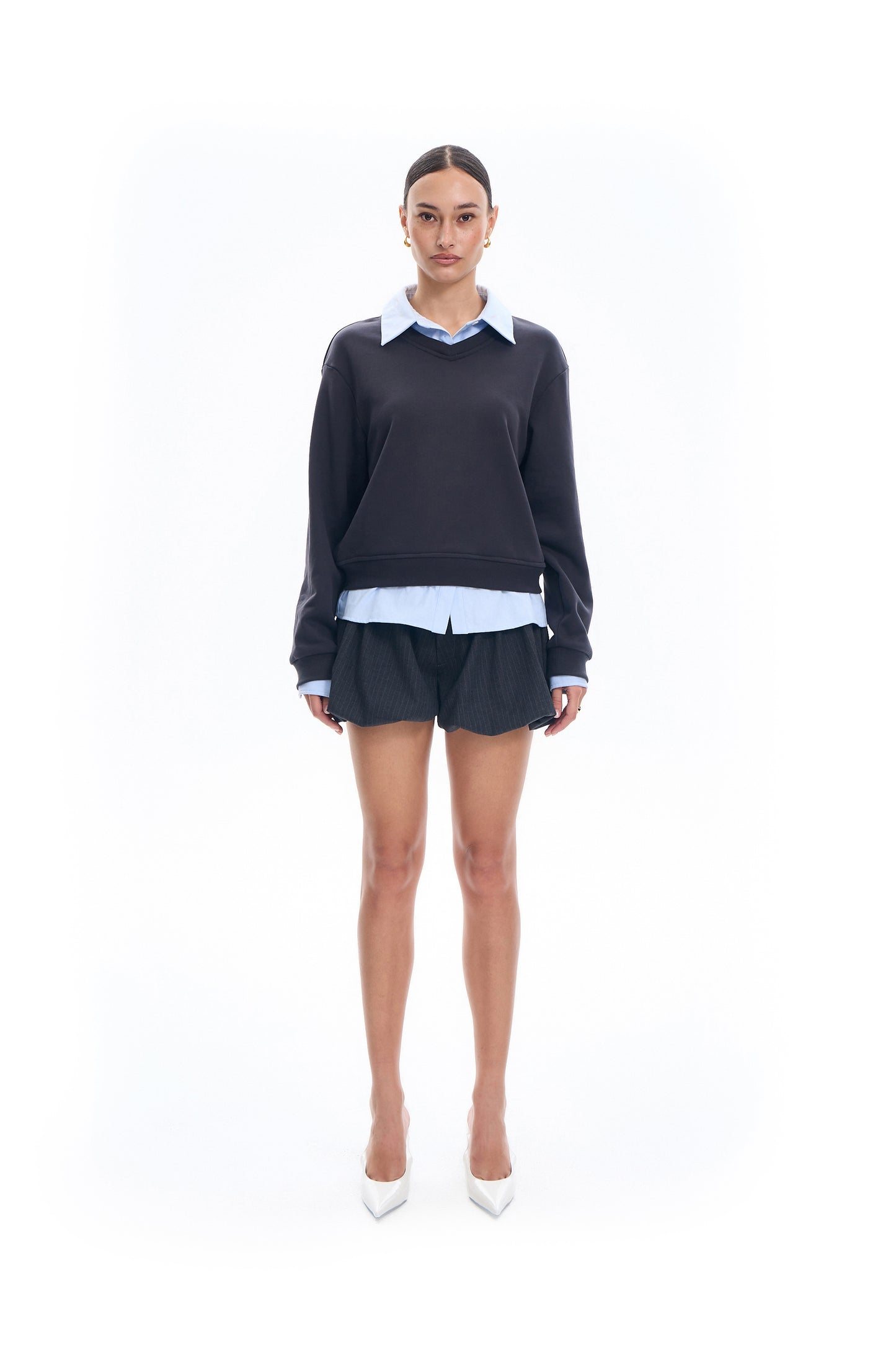 College Bi-layer Sweatshirt