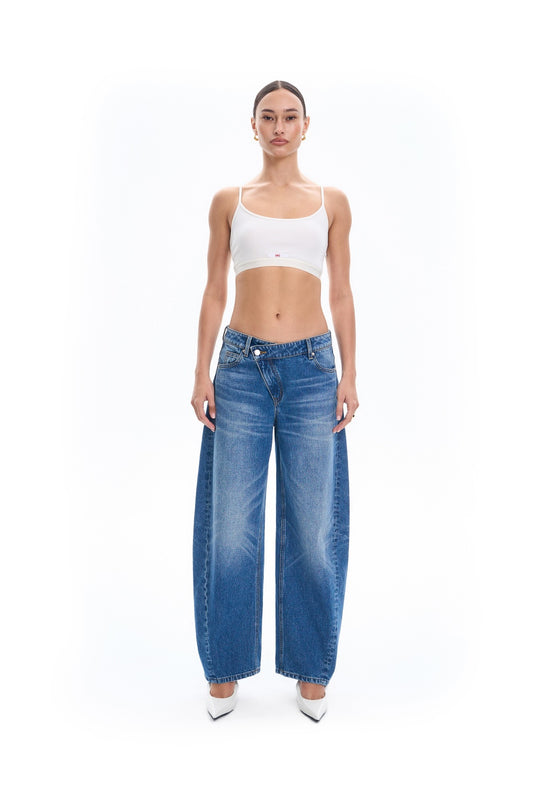 Curved Waist Scimitar Jeans