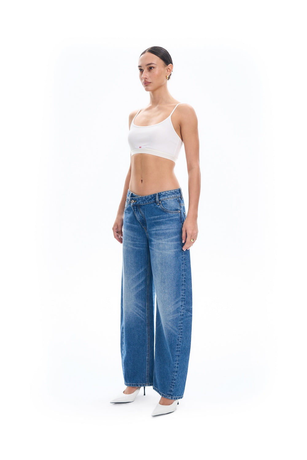 Curved Waist Scimitar Jeans
