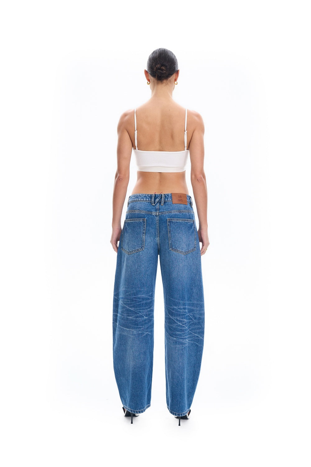 Curved Waist Scimitar Jeans