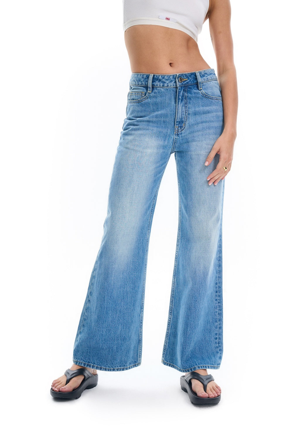 Straight Bootcut Jeans