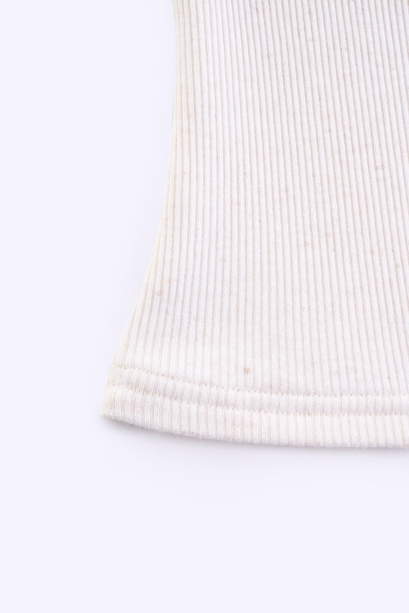 Oatmeal Square Neck Tank Top