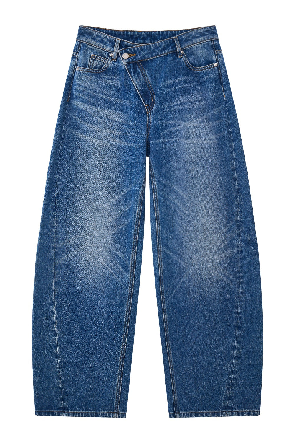 Curved Waist Scimitar Jeans