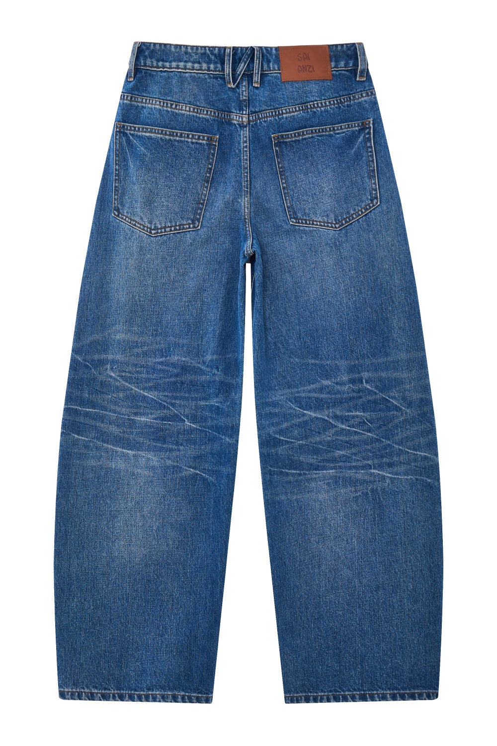 Curved Waist Scimitar Jeans