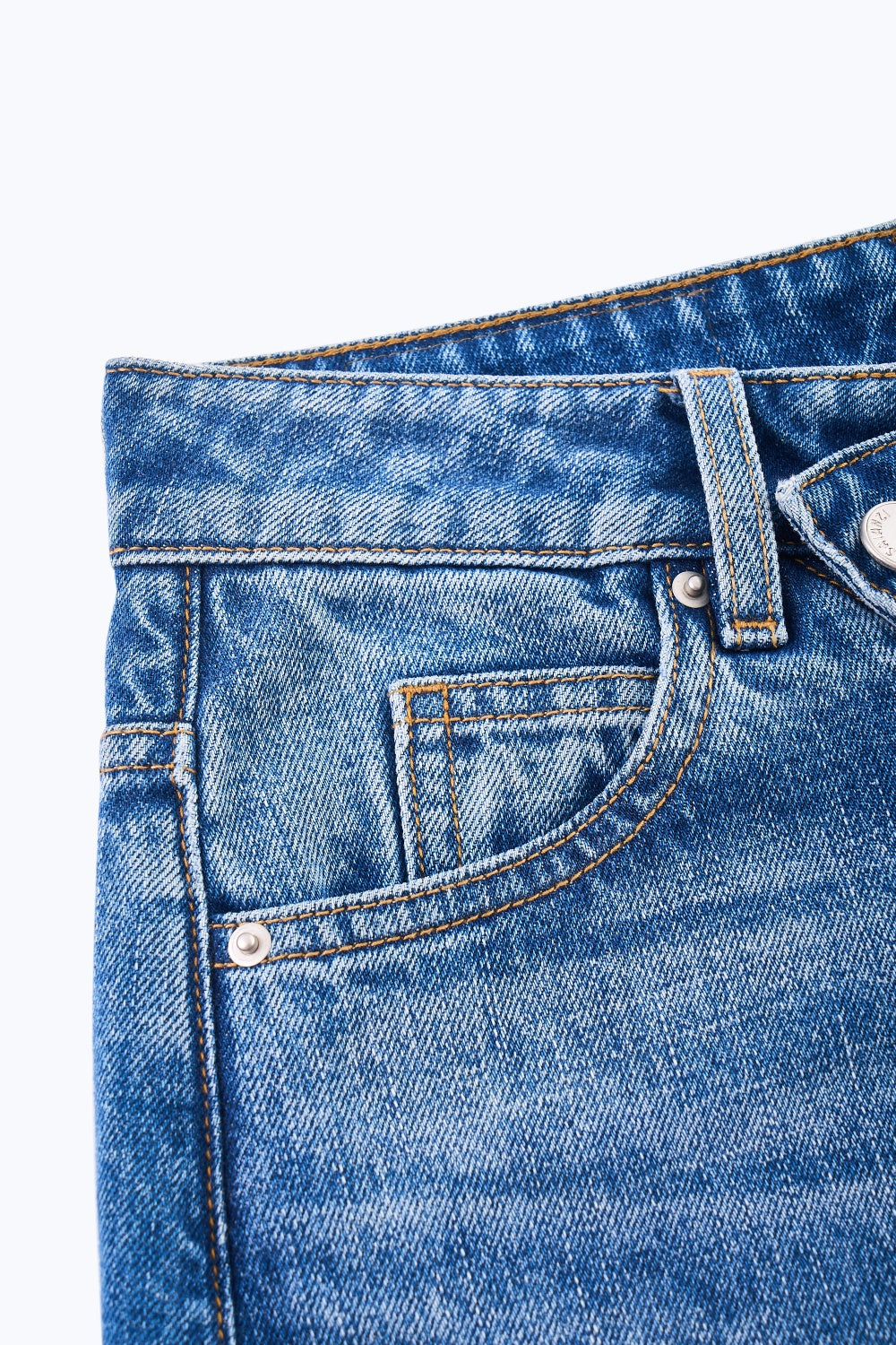 Curved Waist Scimitar Jeans