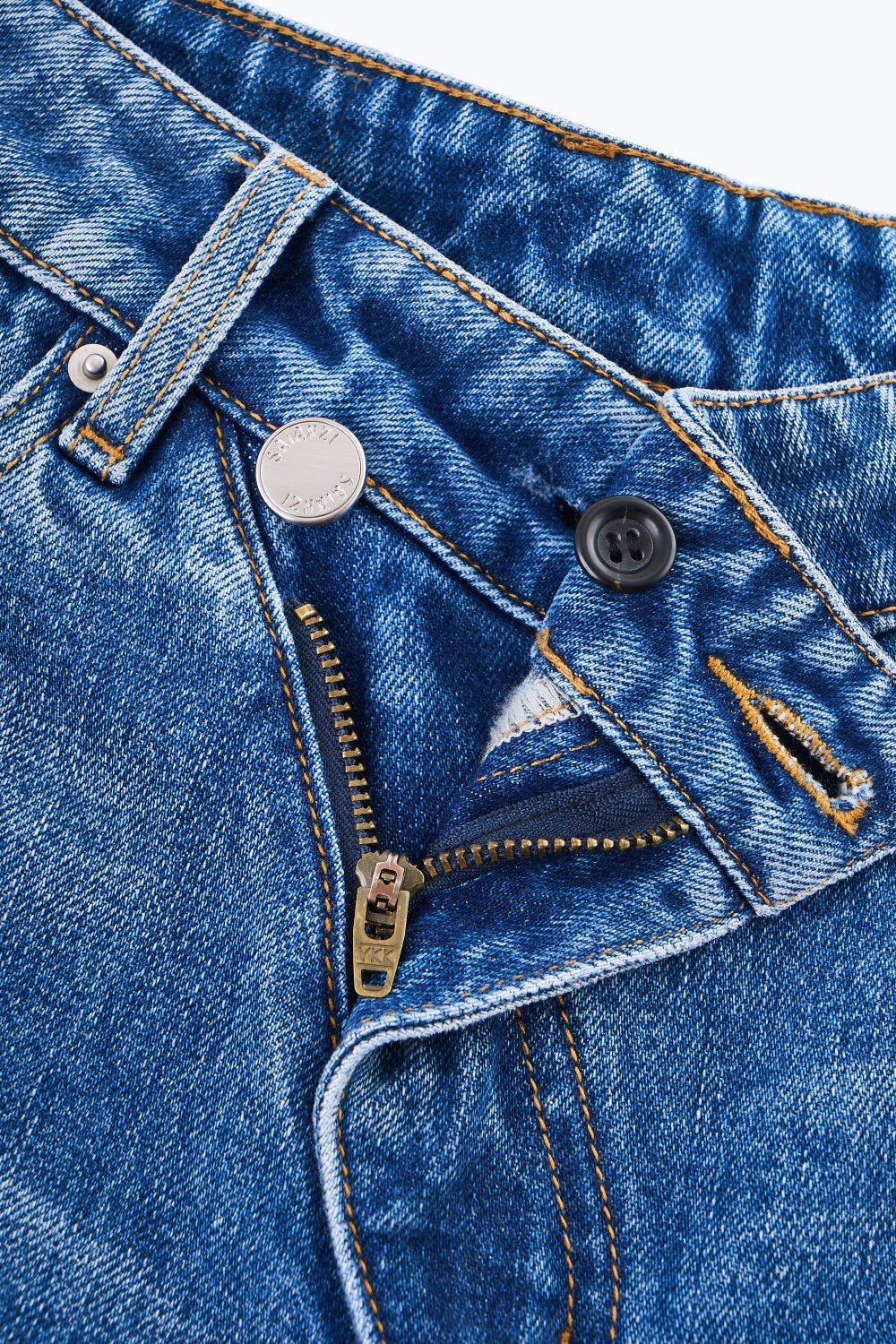 Curved Waist Scimitar Jeans