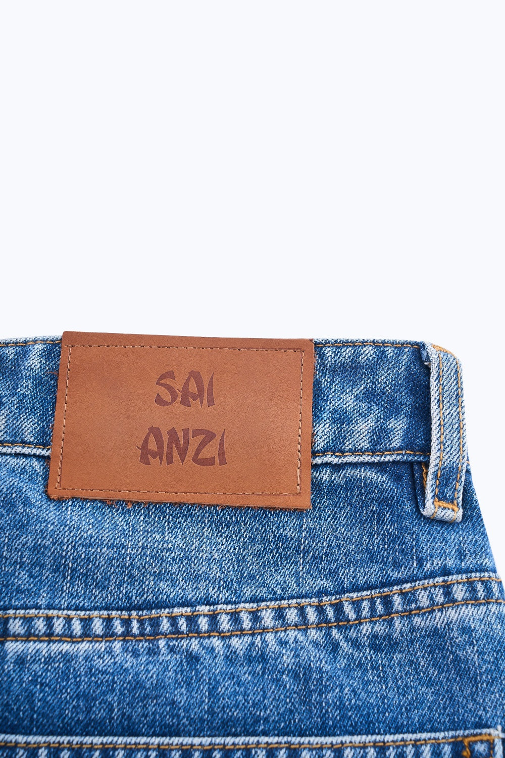 Curved Waist Scimitar Jeans