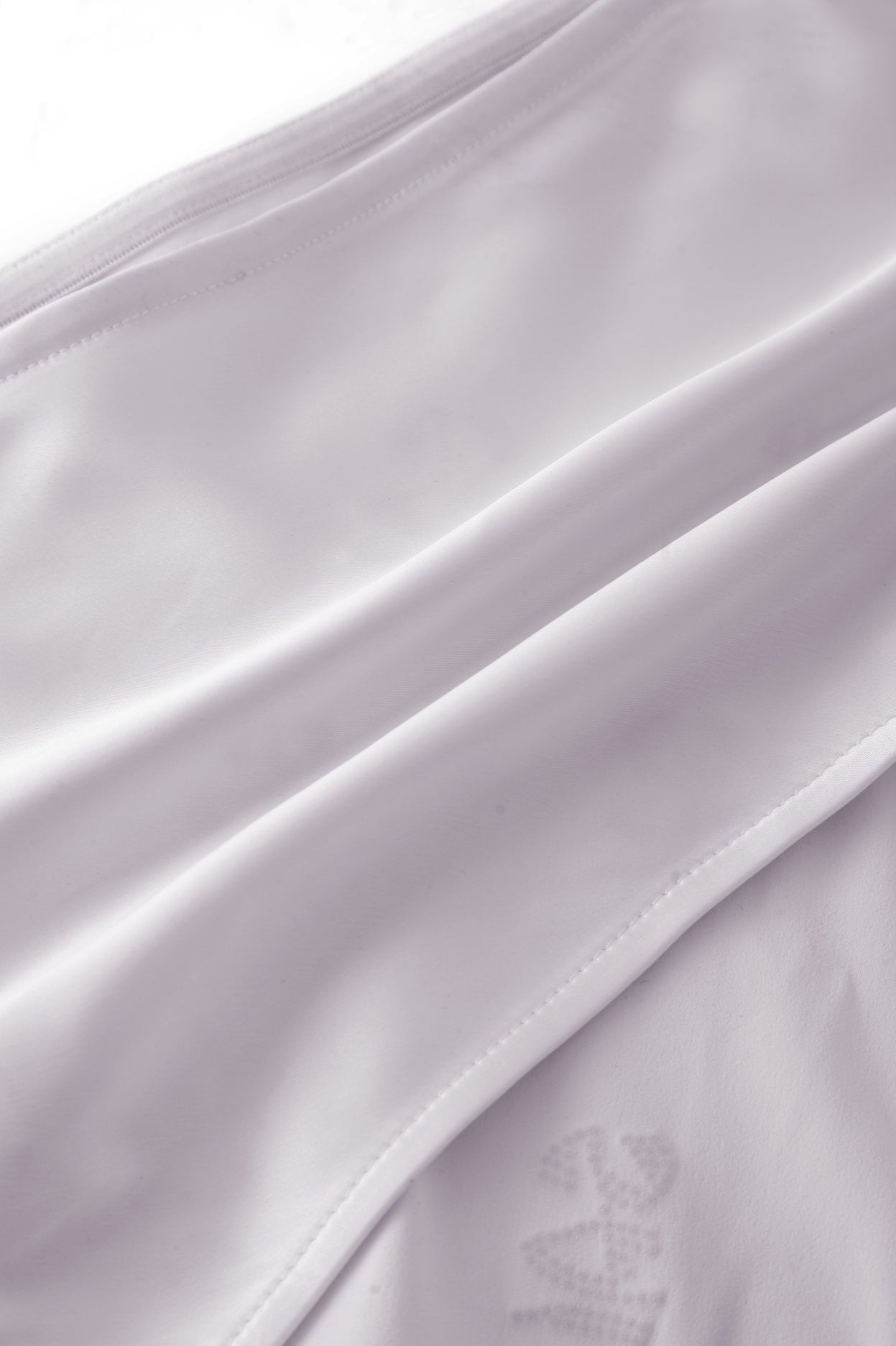 sai logo satin hotfix strapless top