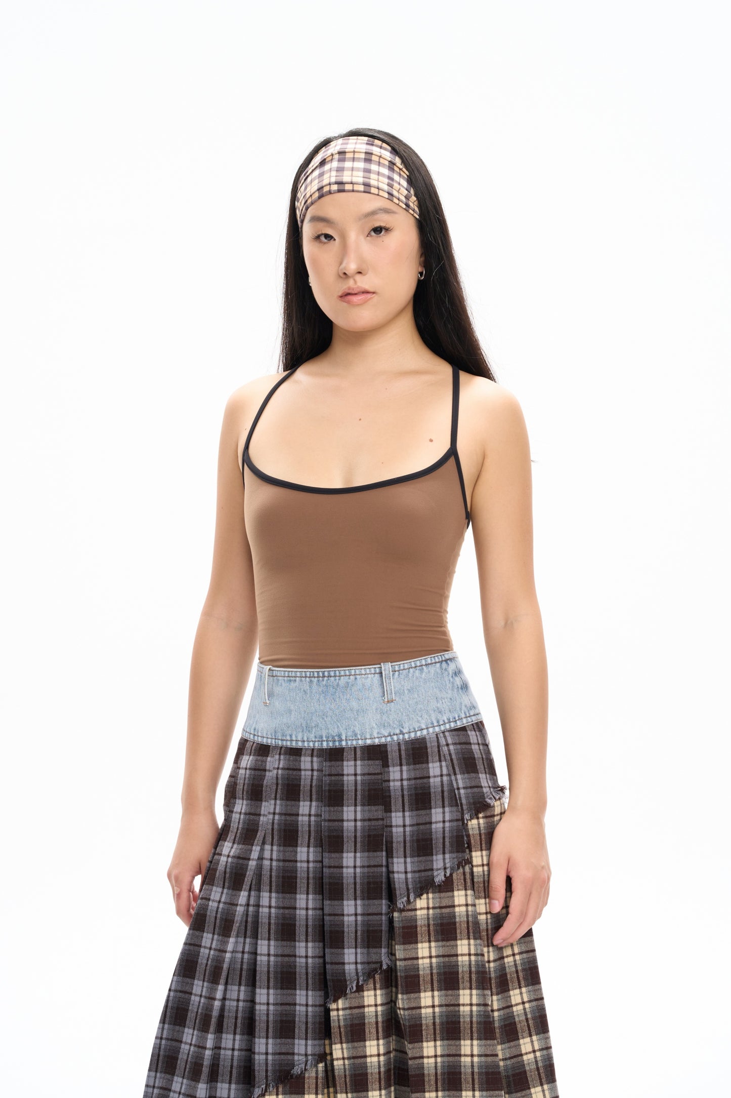 Contrast Racerback Tank Top