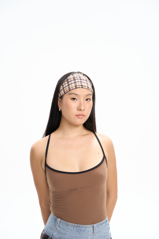 Vintage Plaid Hairband