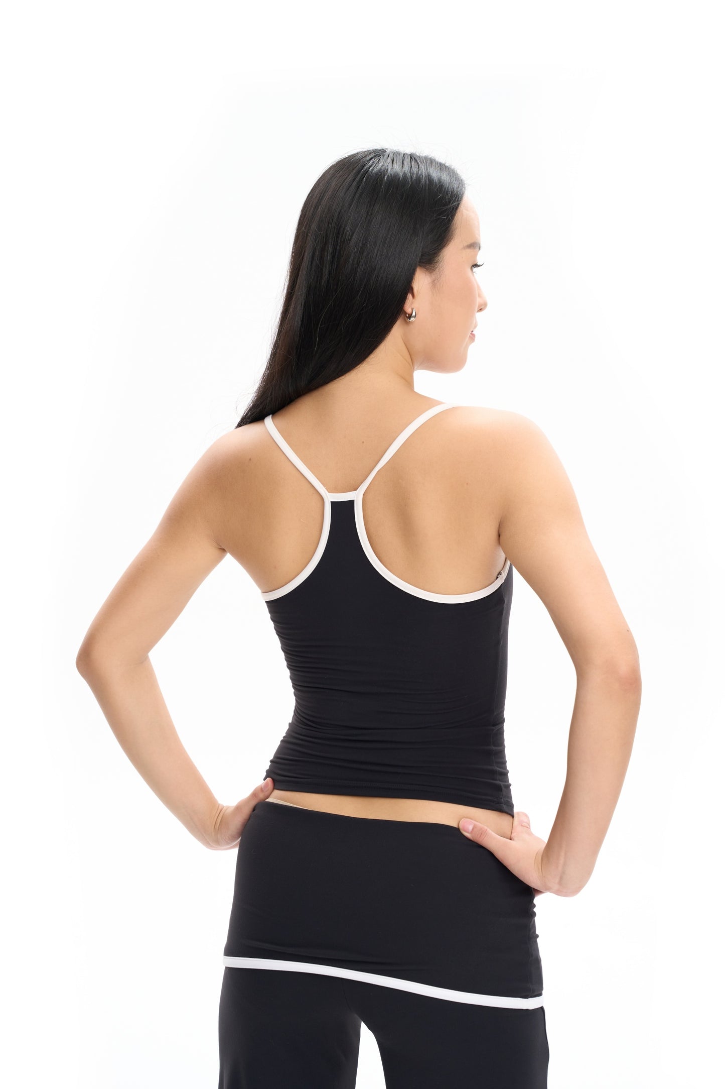 Contrast Racerback Tank Top