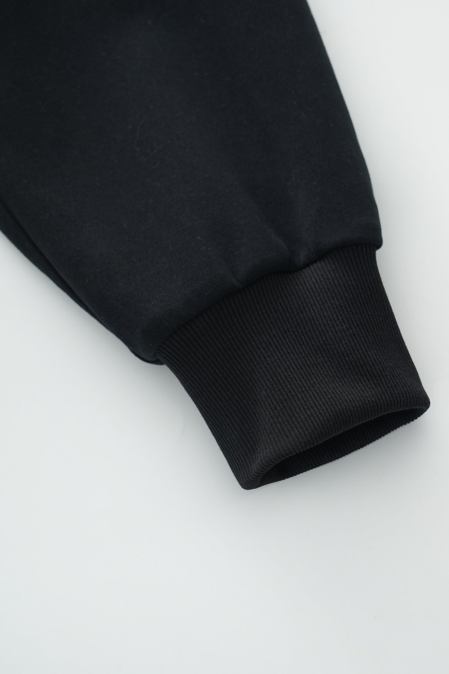 lapel slim-fit hoodie