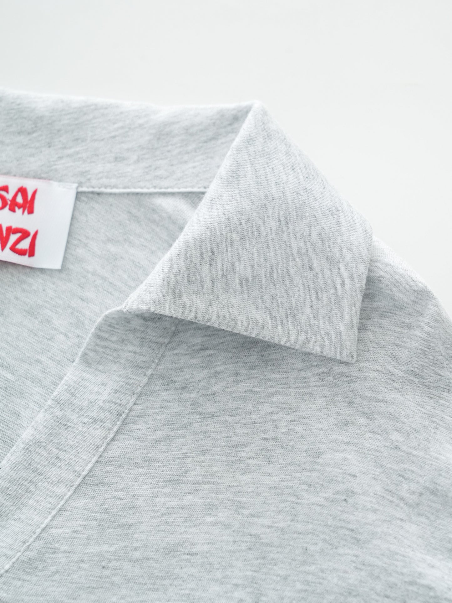 oversized loose-fit polo shirt